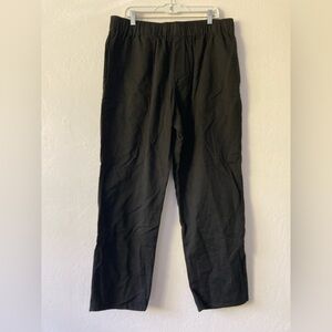 COS Linen Blend Black Trouser Pants Pull On Office Classic City Mens XL NWT